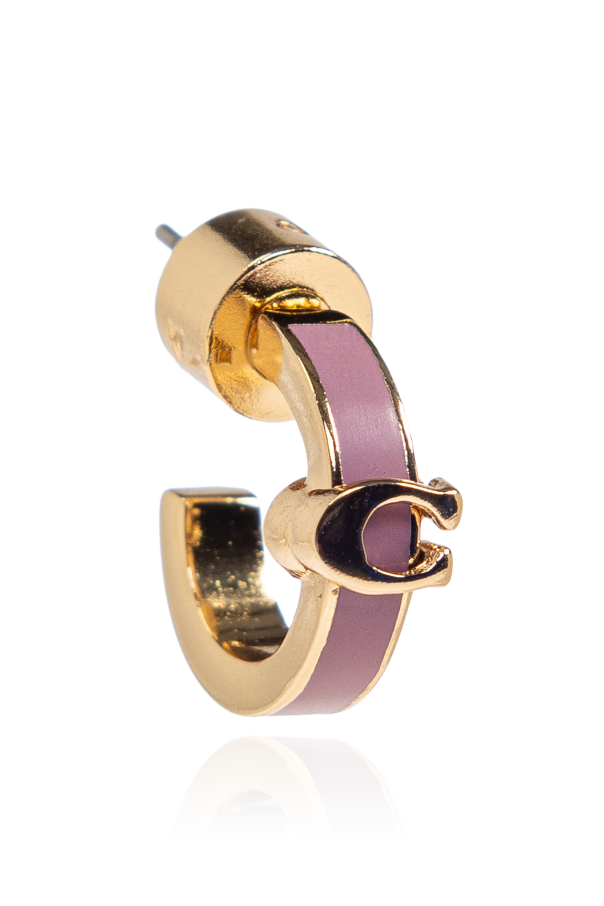 Coach Brass earrings