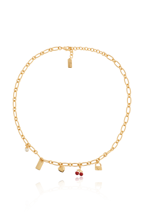 Short necklace with pendants