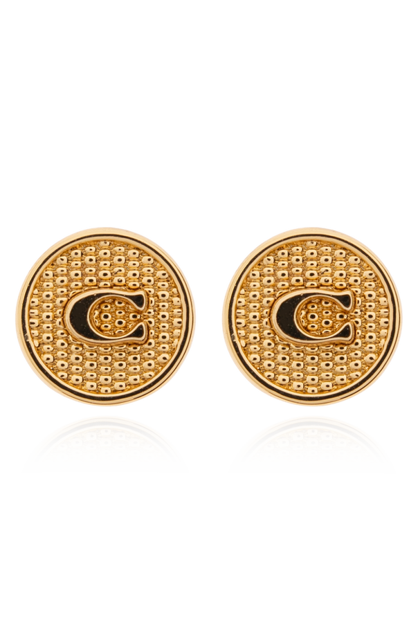 Earrings with logo od Coach