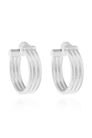 Round earrings