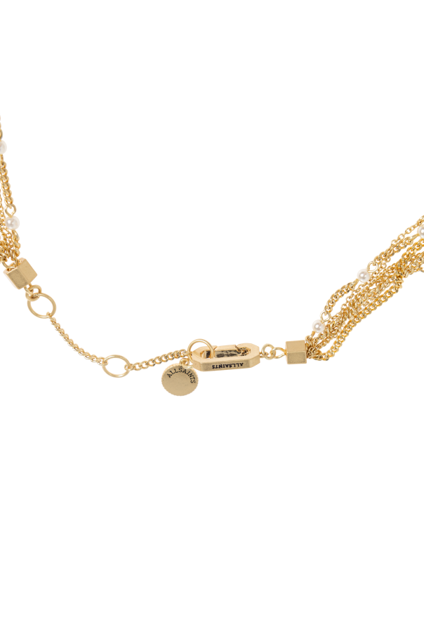 AllSaints Necklace with glass pearls