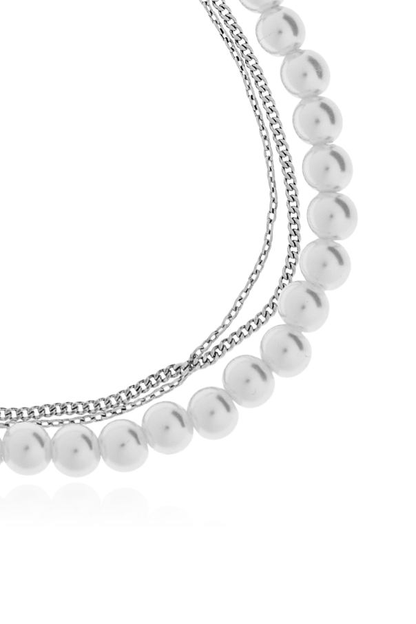 AllSaints Bracelet with glass pearls