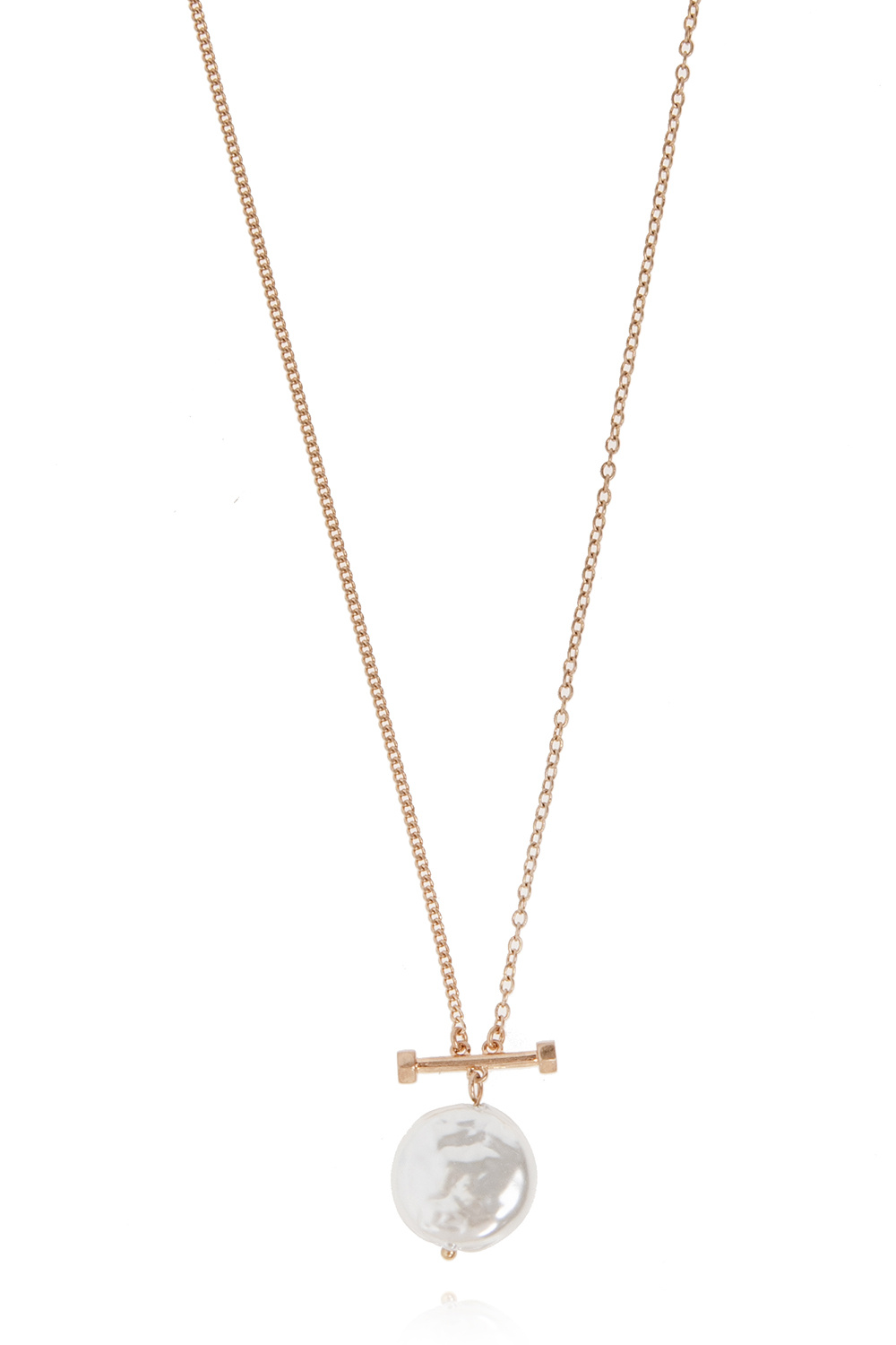 AllSaints Pearl-embellished necklace