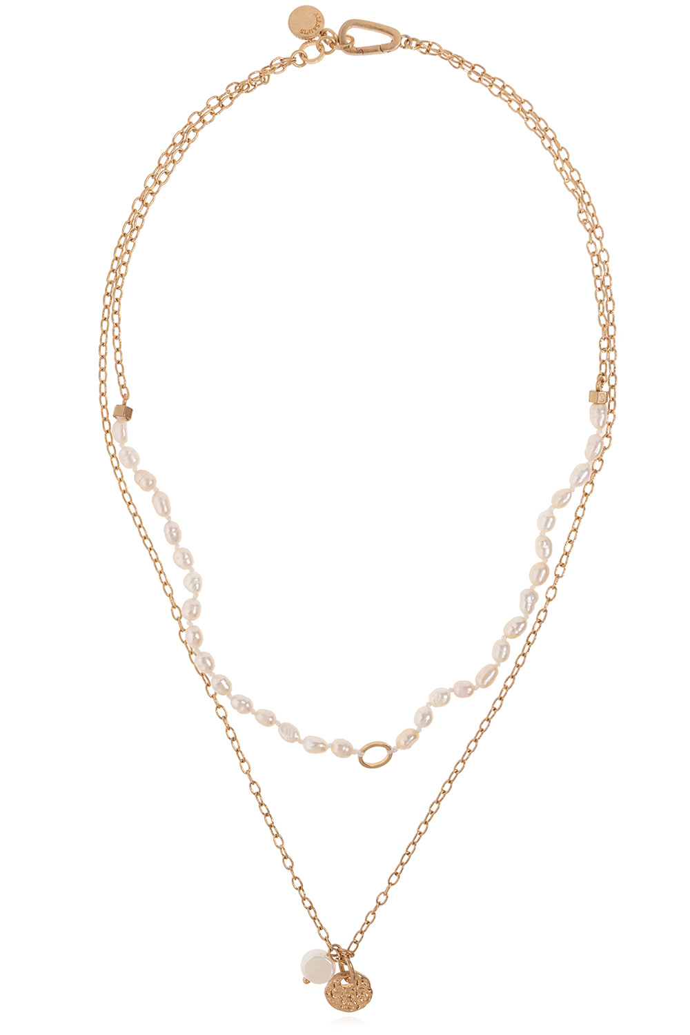 AllSaints Brass necklace