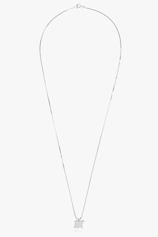 MISBHV Silver necklace with logo