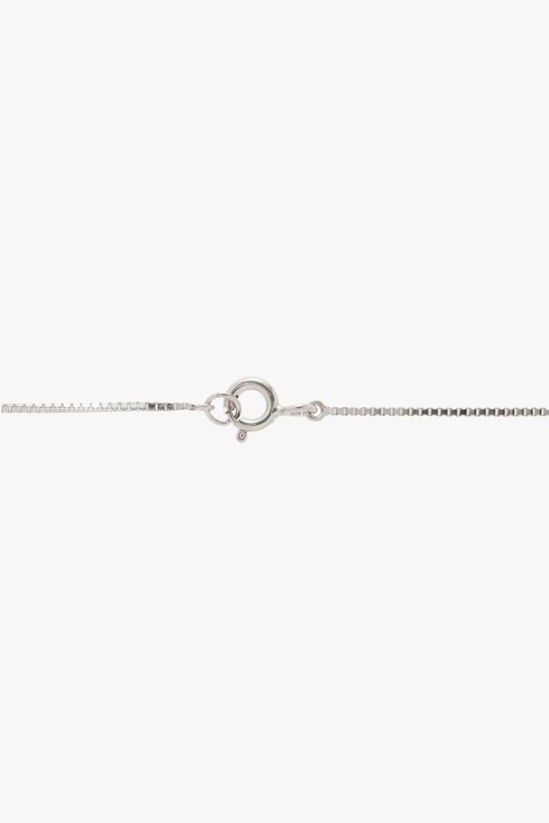 MISBHV Silver necklace with logo