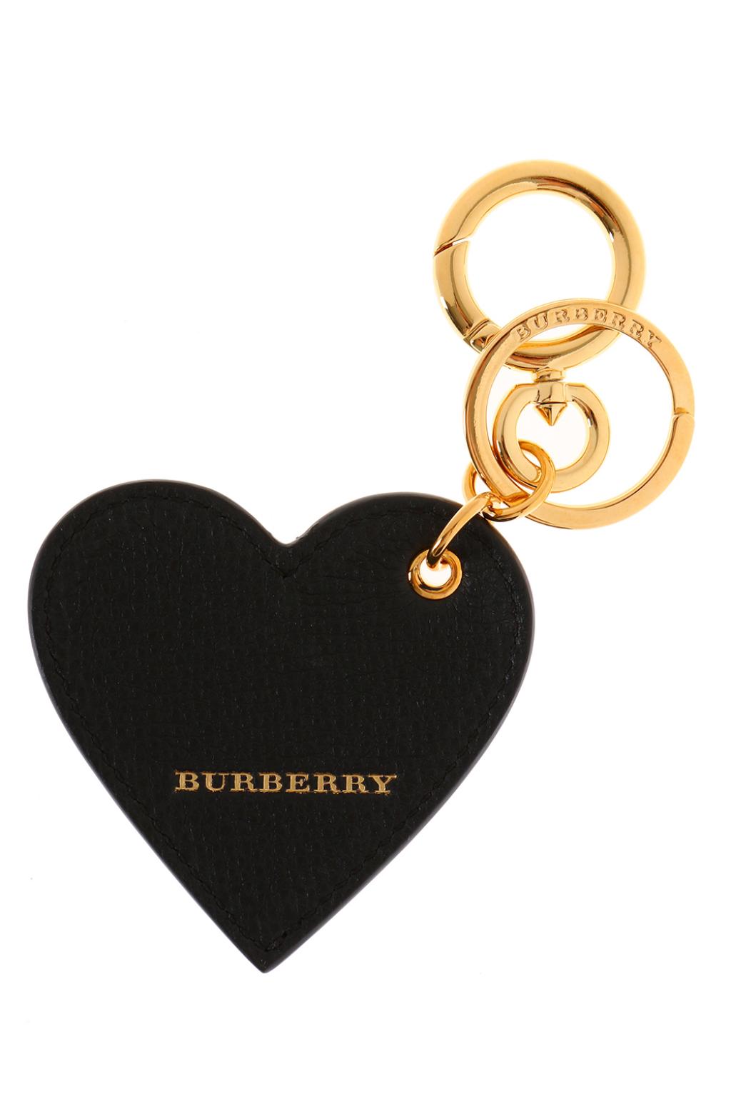 Burberry, Accessories, Burberry Patent Leather Heart Keychain