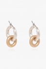 AllSaints SILVER ‘Grace Double’ hoop earrings
