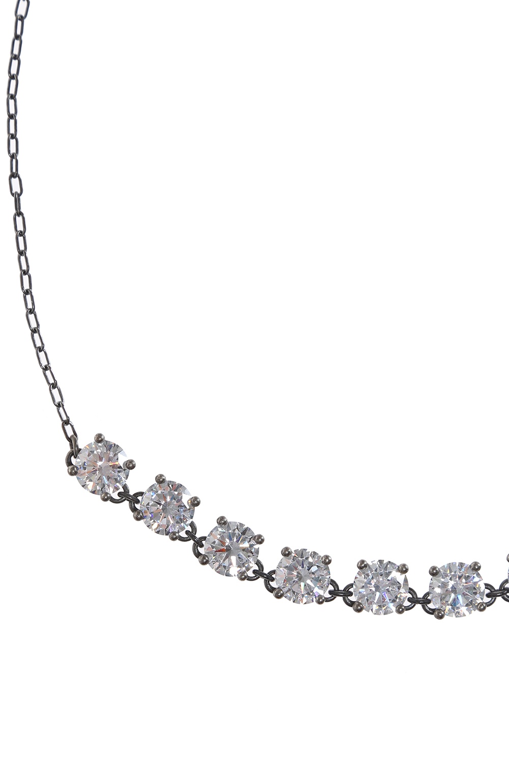 bottega veneta crystal necklace