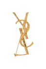 Saint Laurent GOLD Logo brooch