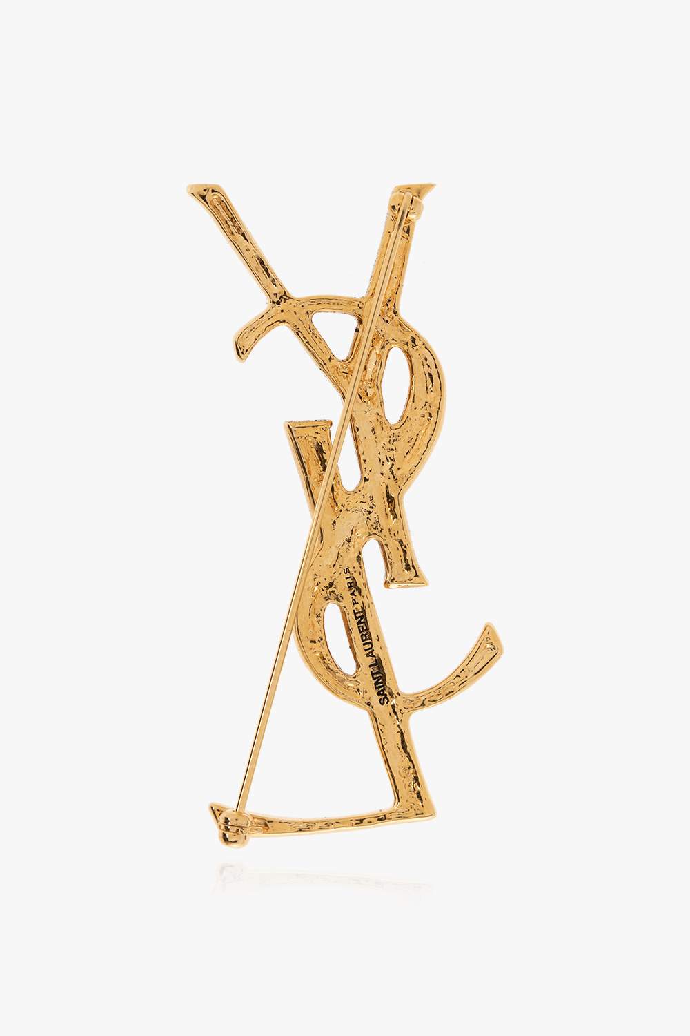 Saint Laurent Logo brooch