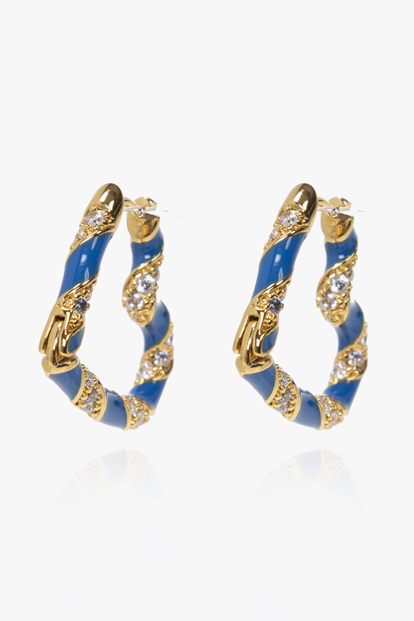 Zimmermann Gold-plated heart earrings