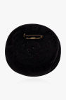 Blumarine BLACK Flower-shaped brooch