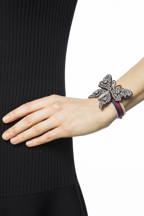 gucci bracelet butterfly