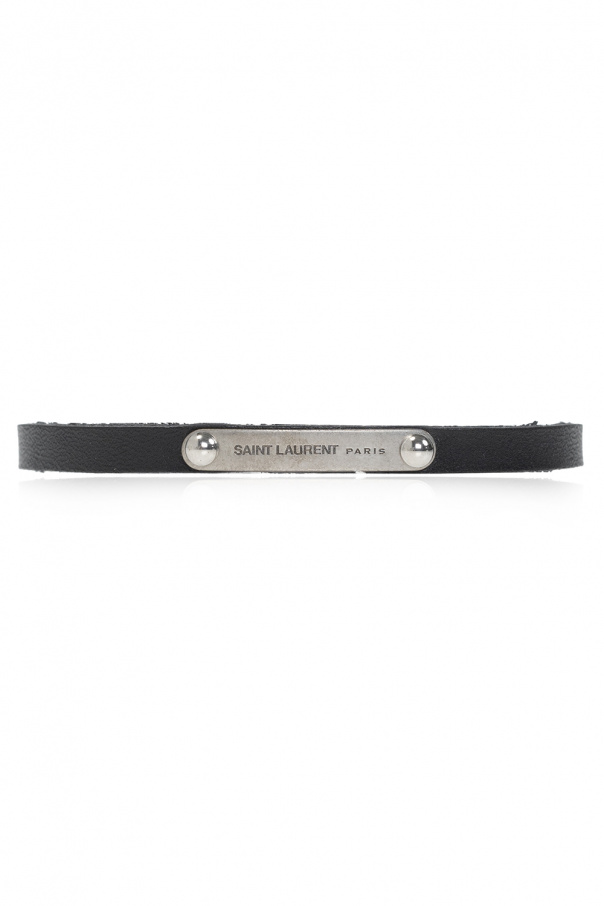 Saint Laurent Leather bracelet