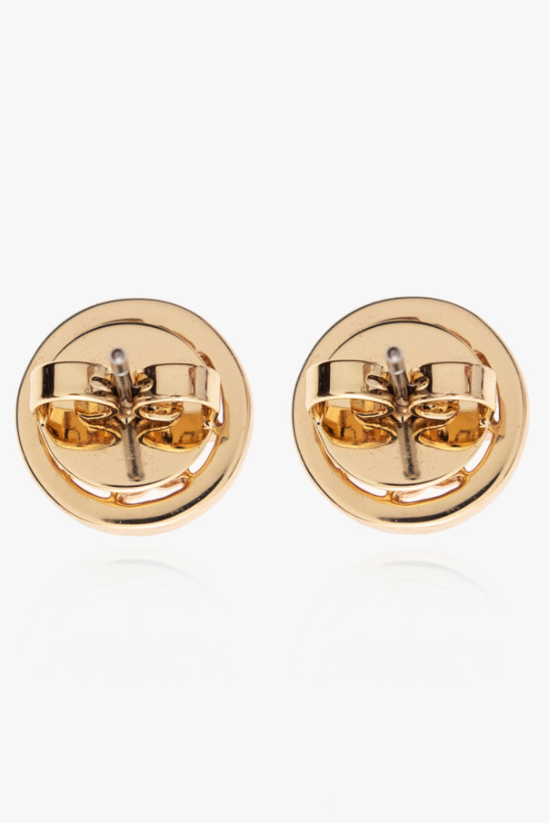 Tory Burch ‘Miller’ hoop earrings with logo