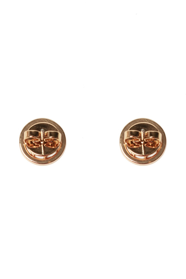 Tory Burch ‘Miller Pavé Stud’ earrings with logo