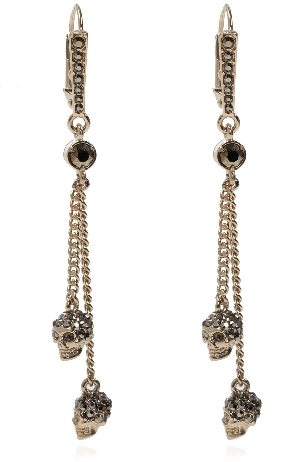 Alexander McQueen Skull motif earrings
