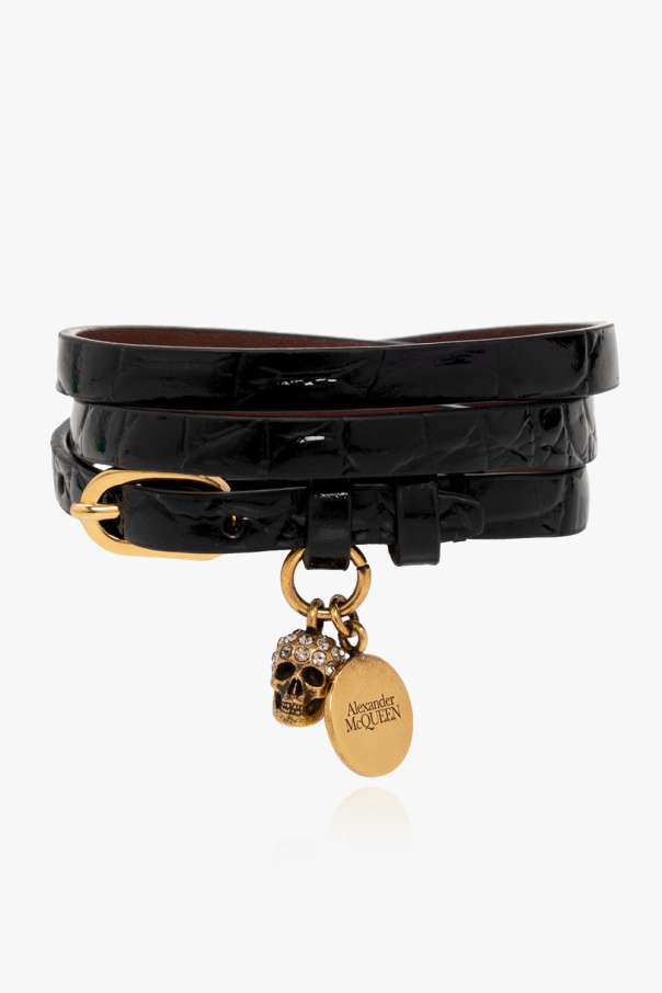 Leather bracelet od Alexander McQueen