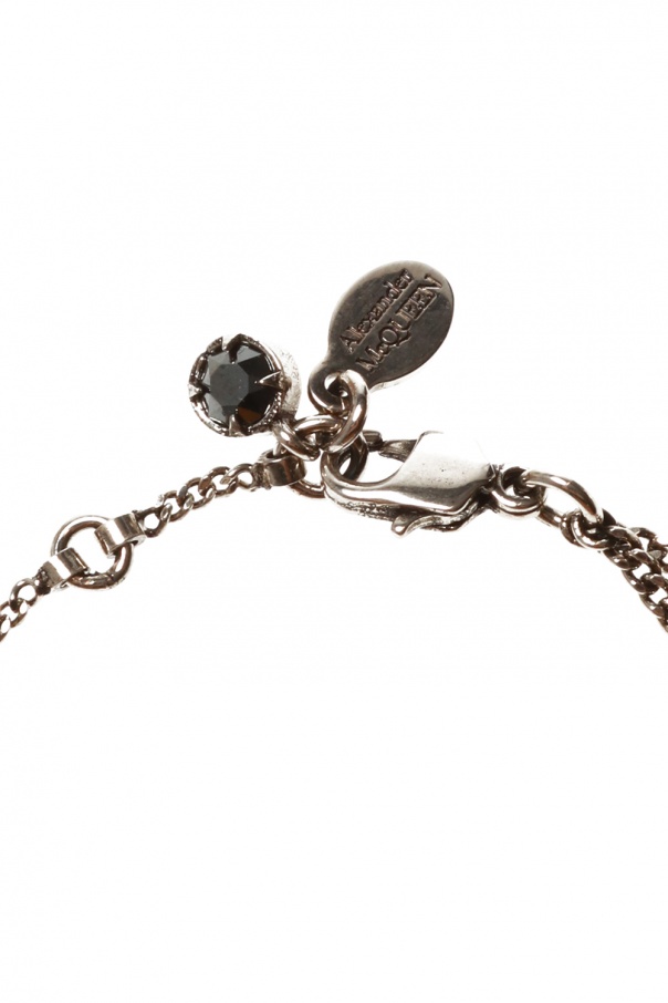 Alexander McQueen Bracelet with skulls