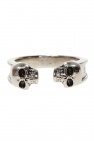 Alexander McQueen Skulls motif ring