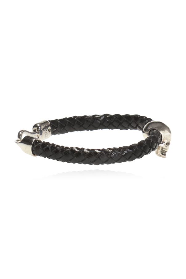 Alexander McQueen Skull motif braided bracelet
