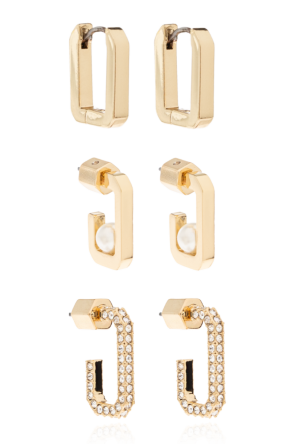Set of three pairs of earrings