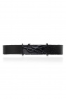 Saint Laurent Leather bracelet with logo