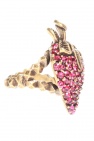 Gucci RED Strawberry motif ring