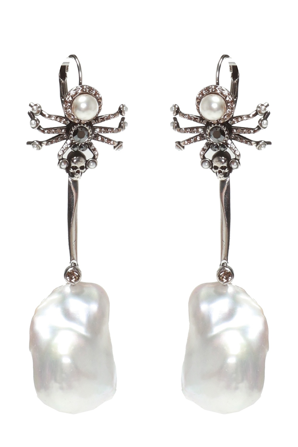 alexander mcqueen pearl earrings