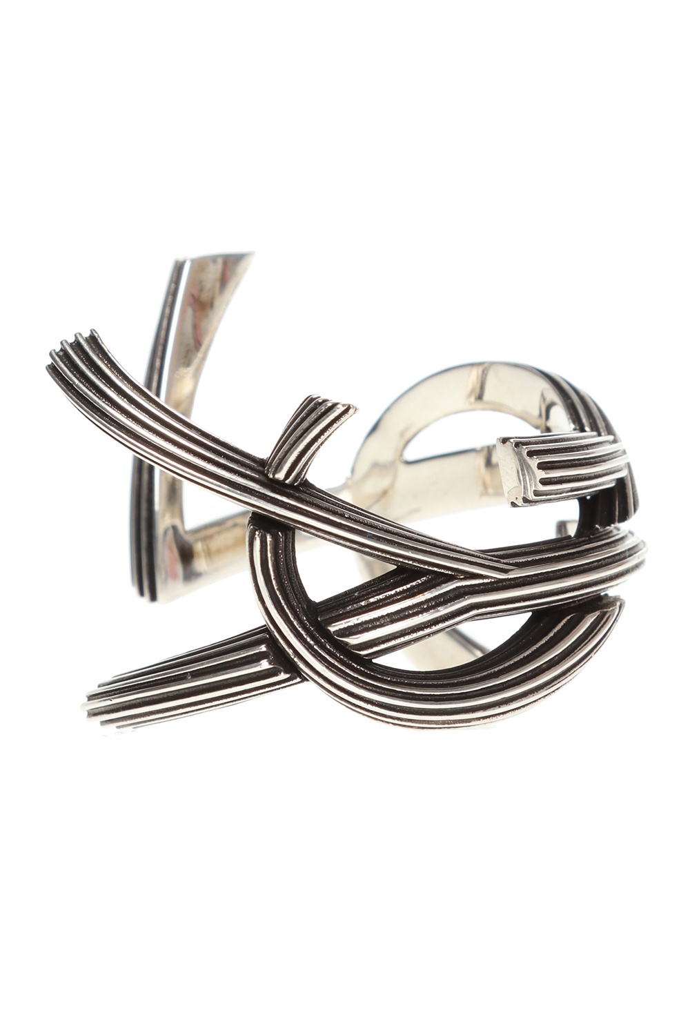 Saint Laurent Brass monogram bracelet