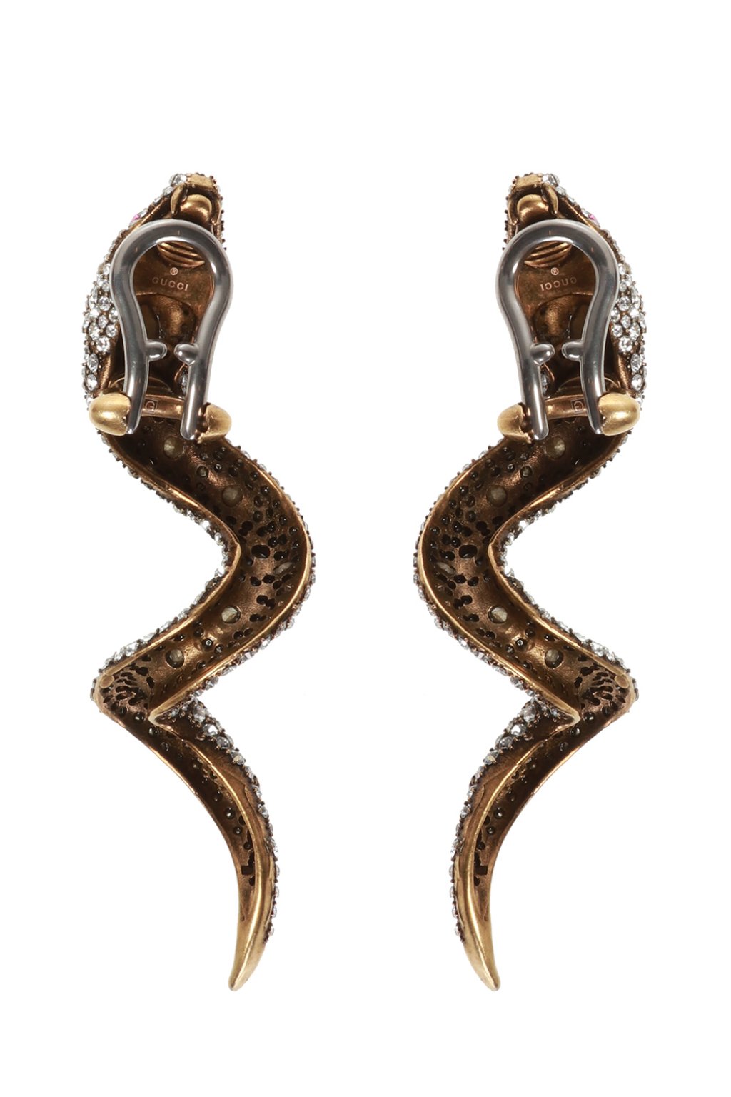 gucci snake earrings