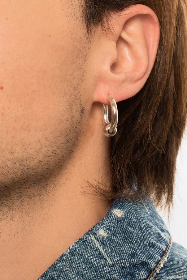 Balenciaga Logo-embossed earring