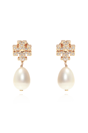 Earrings with logo