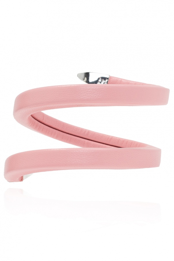 bottega zip-around Veneta Leather bracelet