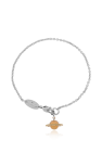 Vivienne Westwood Bracelet with logo-shaped charm