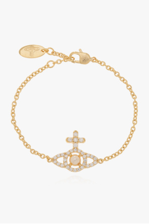 Gold 'Olympia' brass bracelet Vivienne Westwood - GenesinlifeShops Canada