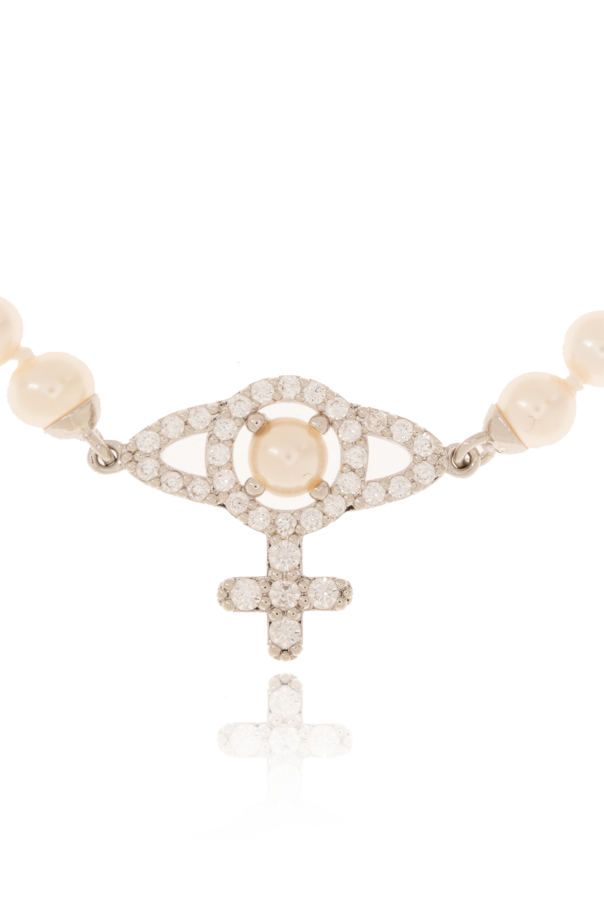 Vivienne Westwood ‘Olympia’ bracelet with logo
