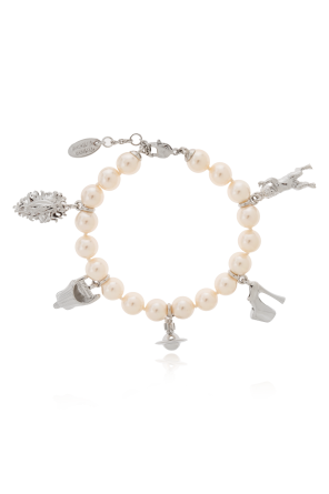 Pearl bracelet with charms od Vivienne Westwood