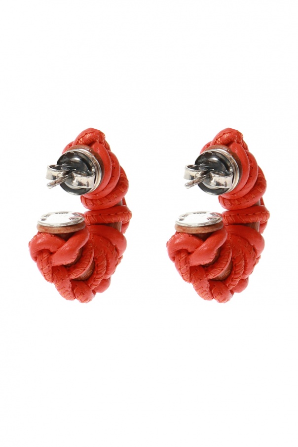 Bottega Veneta Earrings with woven details