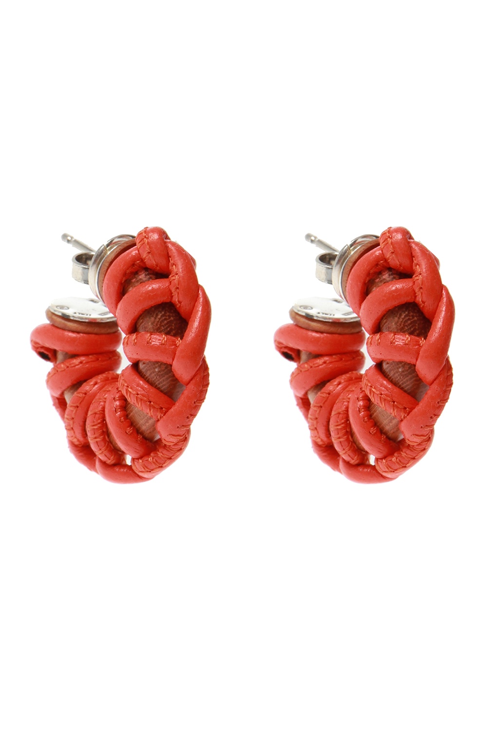 Bottega Veneta Earrings with woven details