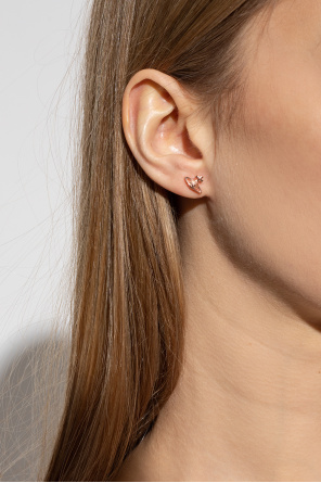 Logo-shaped earrings od Vivienne Westwood