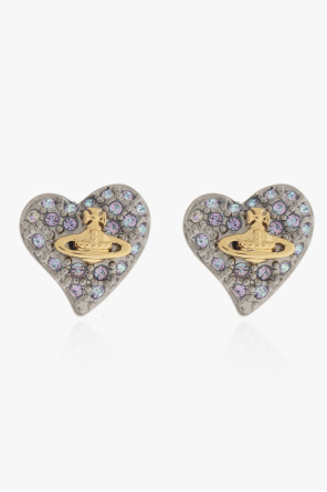 Heart-shaped earrings od Vivienne Westwood