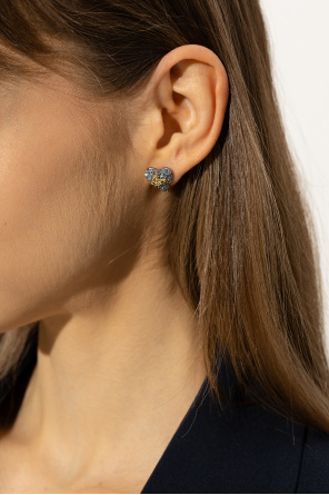 Heart-shaped earrings od Vivienne Westwood