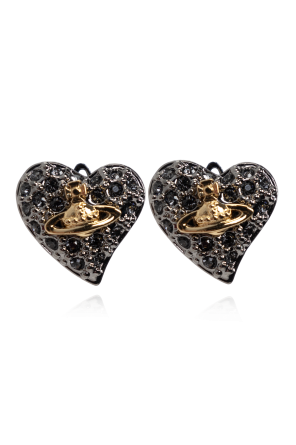 Heart-shaped earrings od Vivienne Westwood