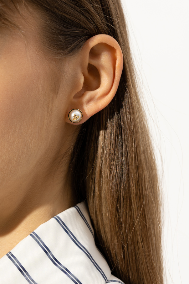 Vivienne Westwood ‘Olga’ earrings with logo