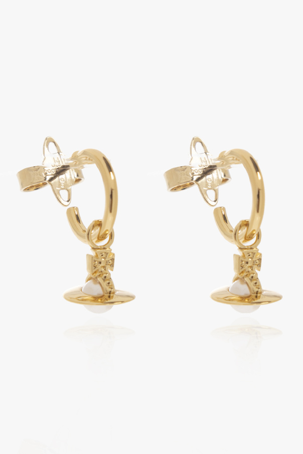 Vivienne Westwood ‘Olga’ earrings with logo