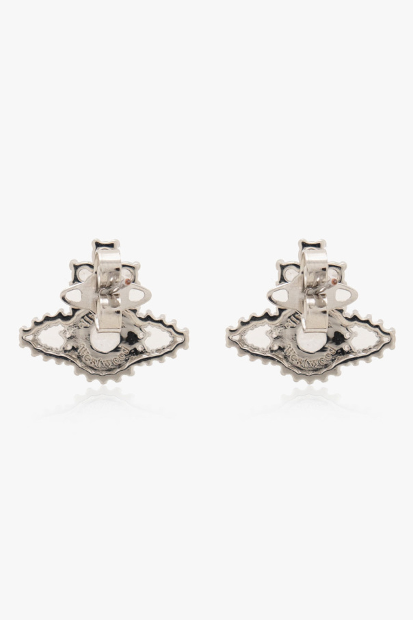 Vivienne Westwood ‘Valentina’ earrings with logo