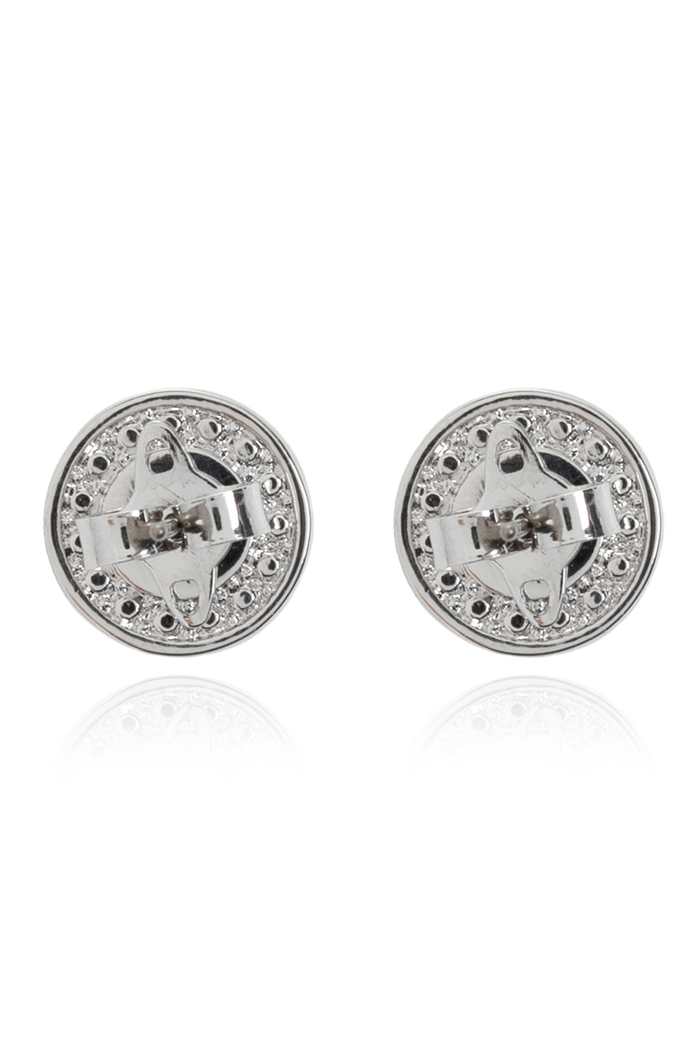 vivienne westwood claretta round stud earrings