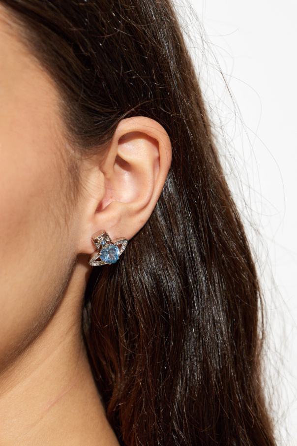 Vivienne Westwood Earrings with shimmering crystals